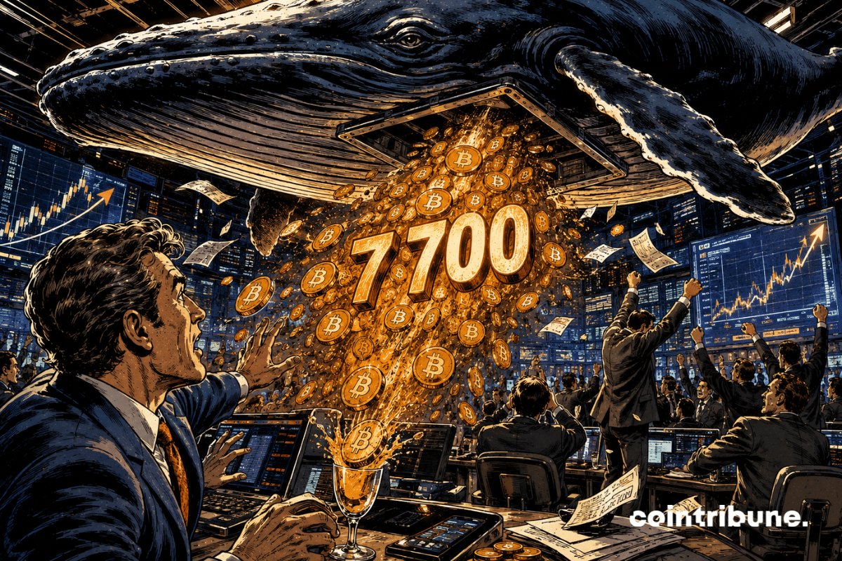 Bitcoin : Une baleine anonyme vend 7 700 BTC durant le récent rallye
