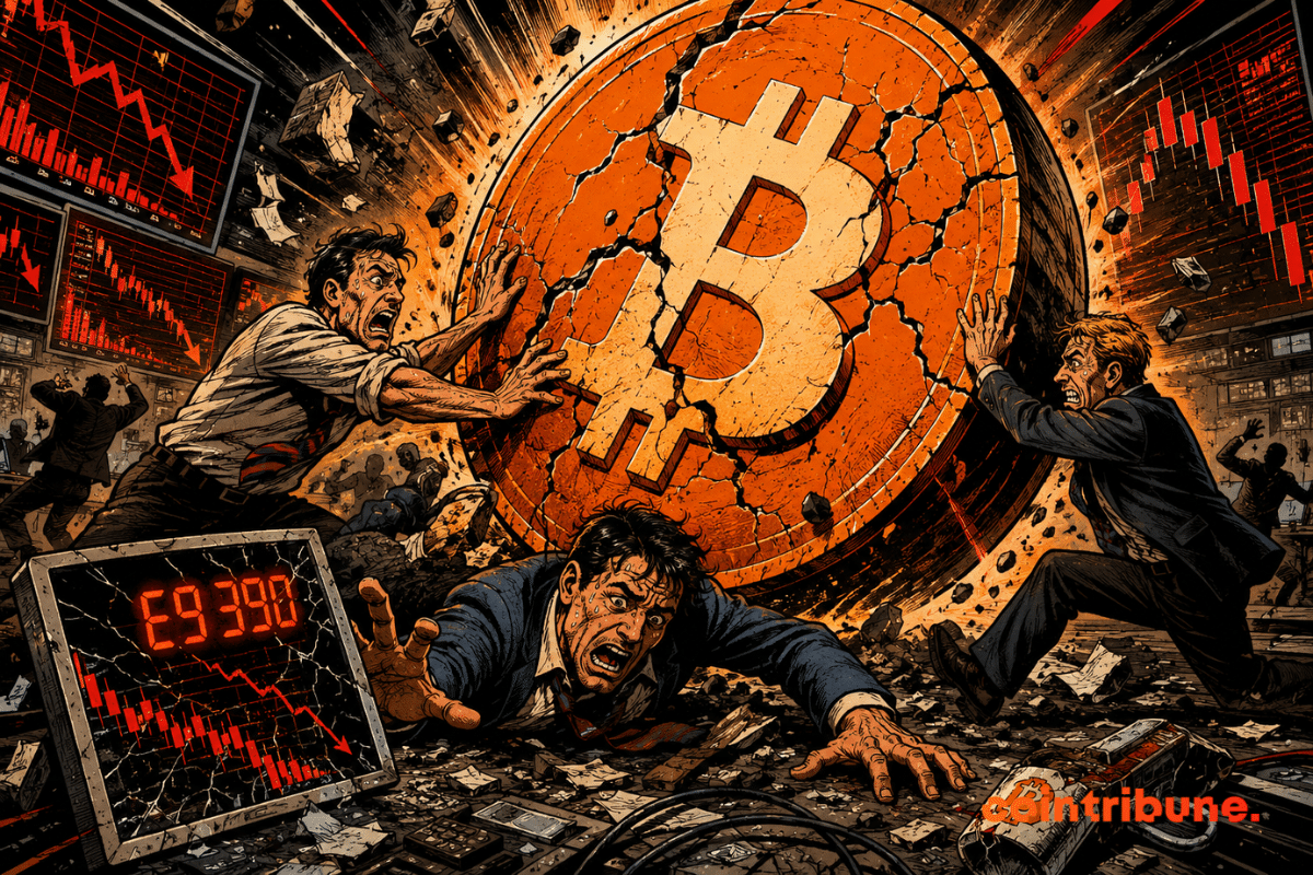 Bitcoin chute sous les 70 000 $ : 455 millions de dollars de positions longues liquidées