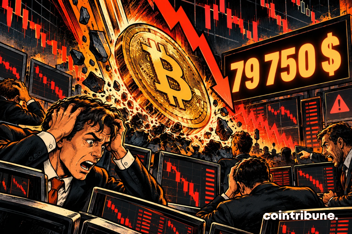 Bitcoin chute sous les 80 000 dollars, le marché crypto sous pression