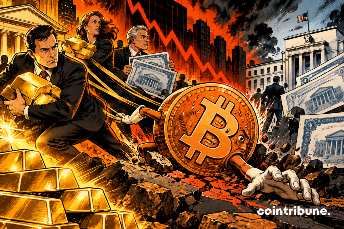 Bitcoin sous pression : les investisseurs privilégient l’or et les obligations face à la hausse de l’inflation américaine