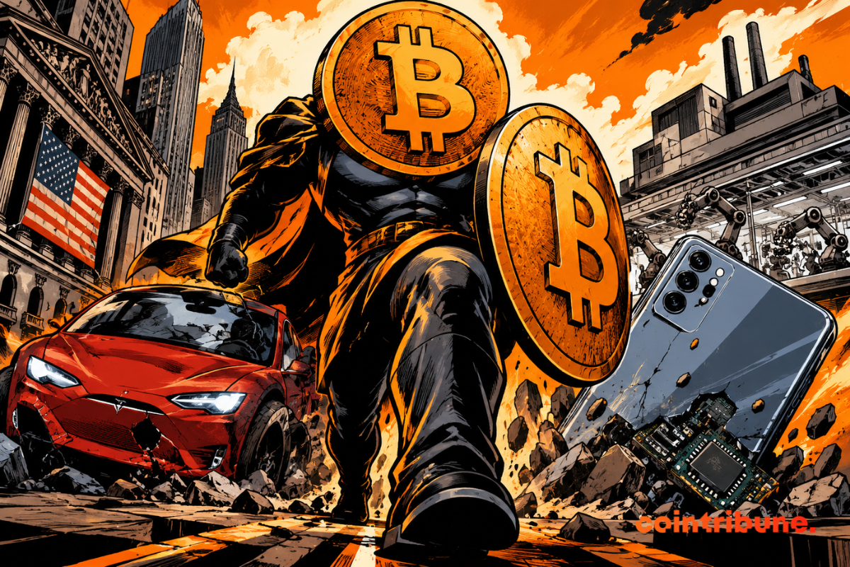 Bitcoin surpasse Tesla et Samsung en capitalisation boursière