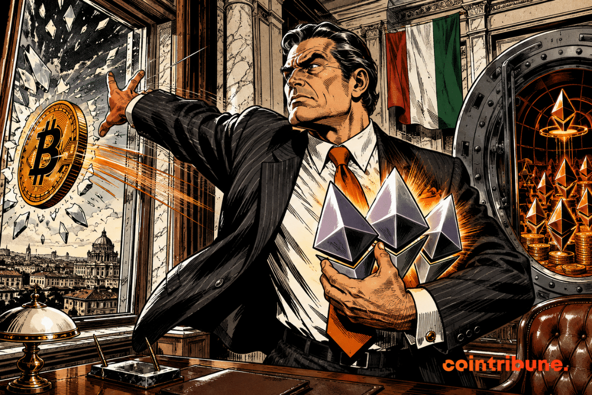 Intesa Sanpaolo rééquilibre son ETF crypto : baisse du Bitcoin, forte hausse d’Ethereum staké