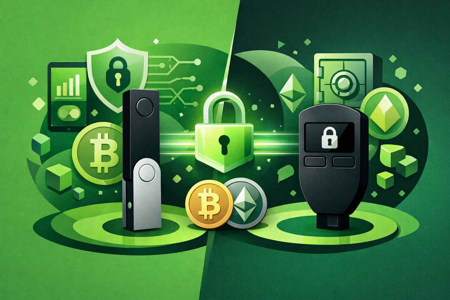 Ledger ou Trezor : quel portefeuille matériel choisir pour sécuriser vos cryptos ?