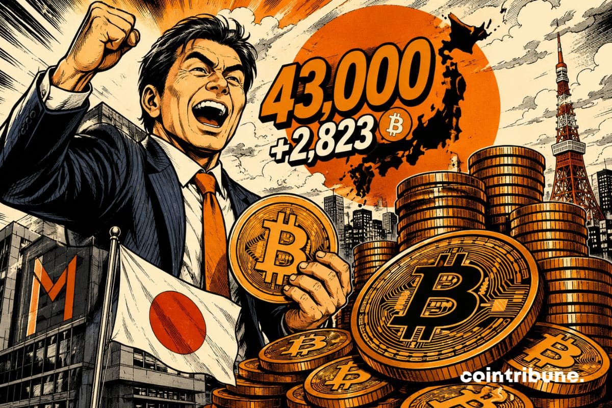 Metaplanet : plus de 43 000 Bitcoins accumulés malgré la baisse du marché
