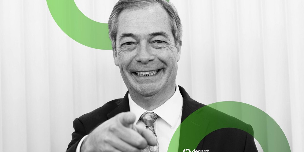 Des milliardaires crypto versent 97 millions de livres à Reform UK, un record de dons politiques