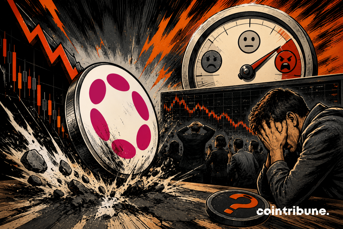 Polkadot sous pression : la cryptomonnaie glisse en zone de peur malgré un support stable