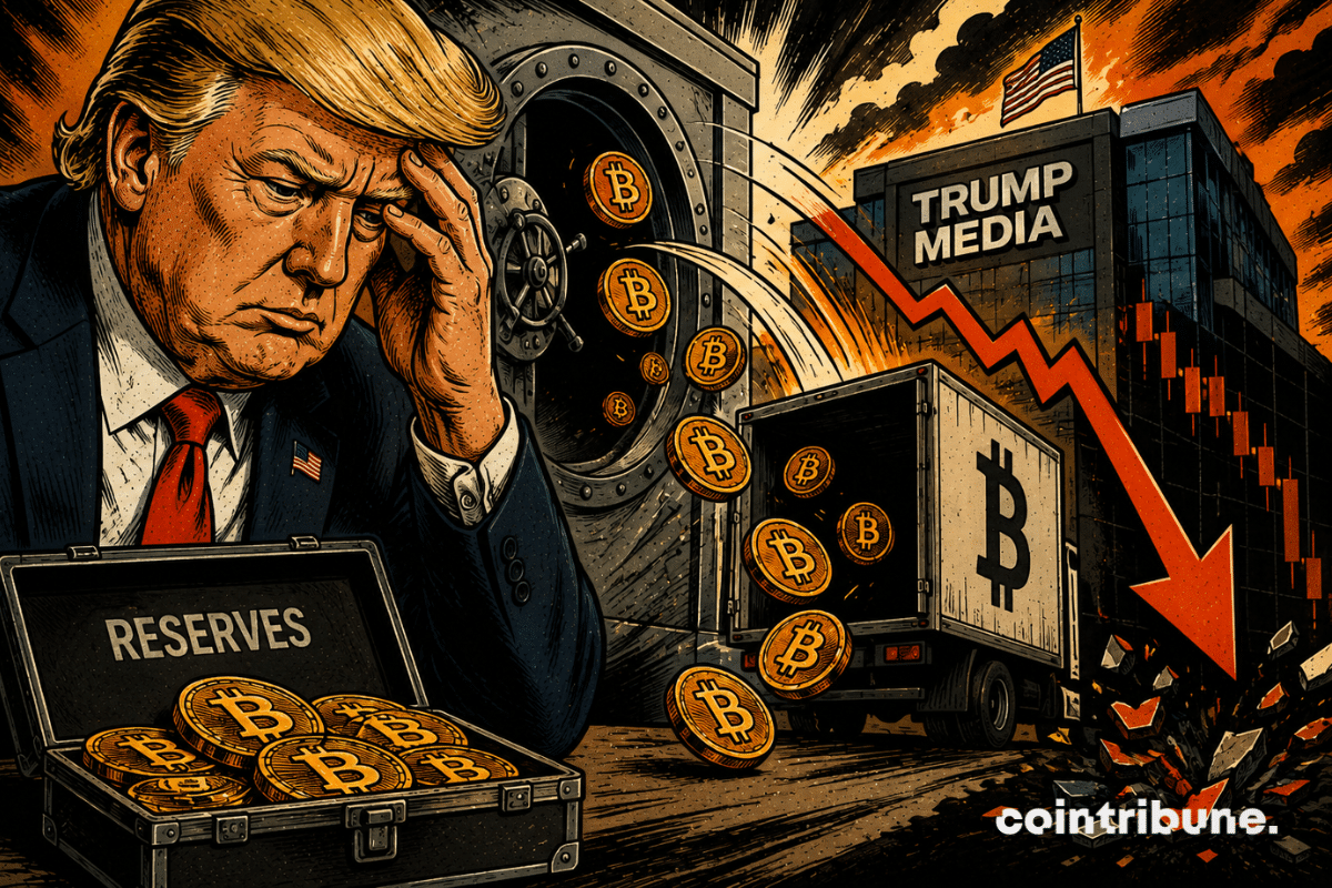 Trump Media poursuit la vente de ses bitcoins, ses réserves se réduisent significativement