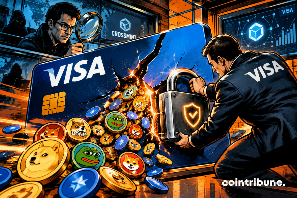 Visa supprime les récompenses sur les achats de memecoins par carte