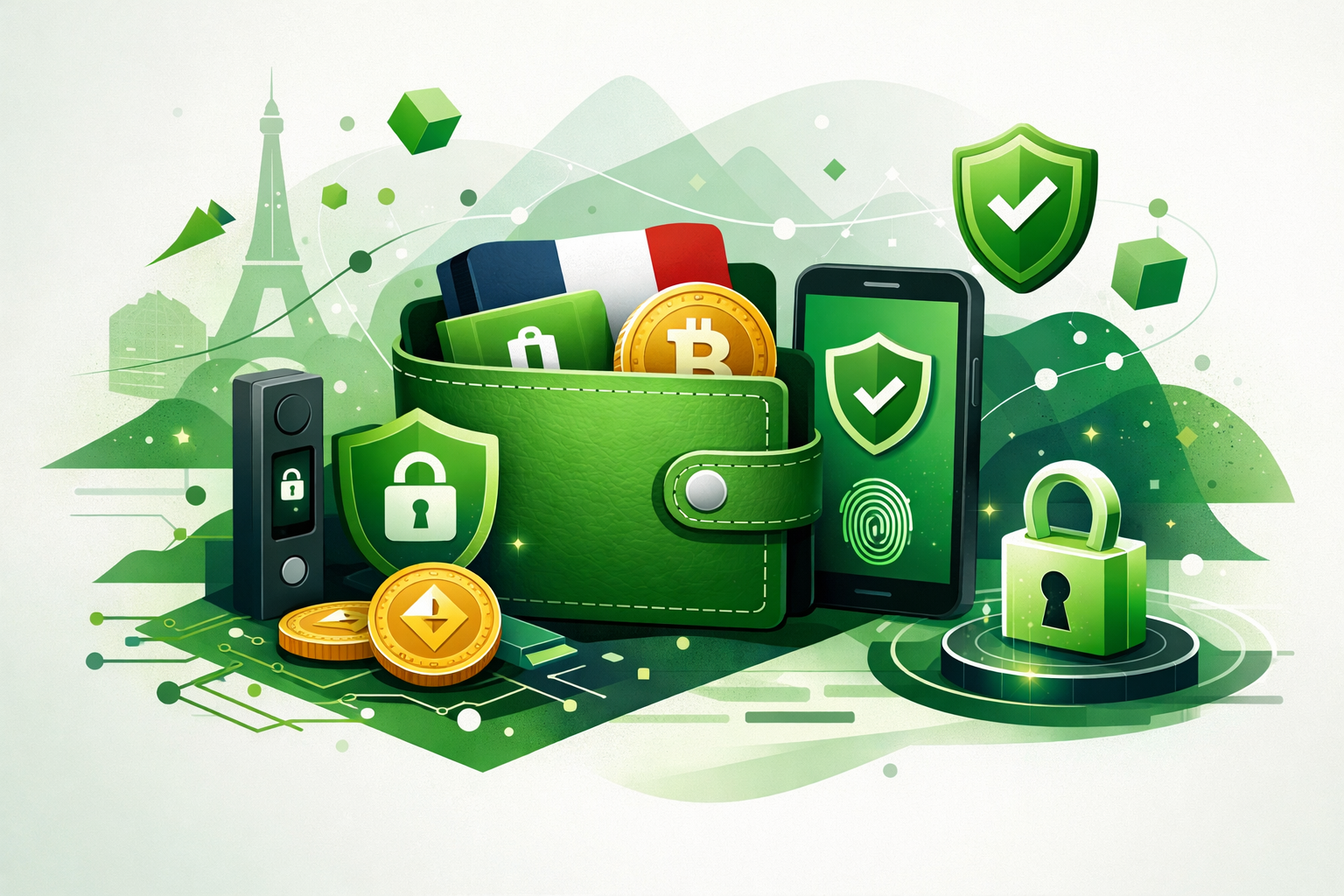 Wallet crypto français : guide complet pour choisir et sécuriser votre portefeuille